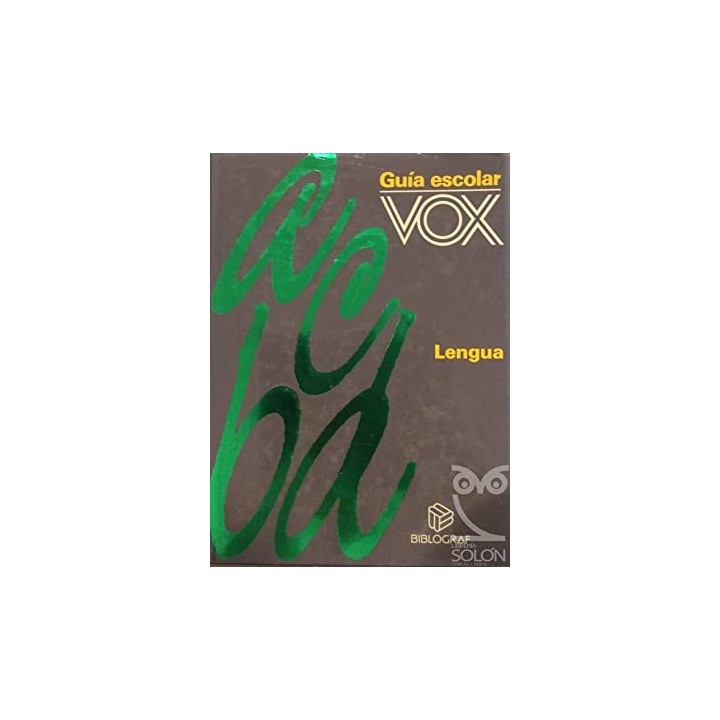 Guía escolar Vox. Lengua